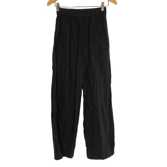 Madewell Pants Pull On Straight  High Rise Relaxed True Black NWT Size 6P - Picture 6 of 11